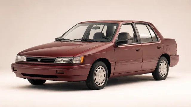 1991 Eagle Summit sedan — front three-quarter view