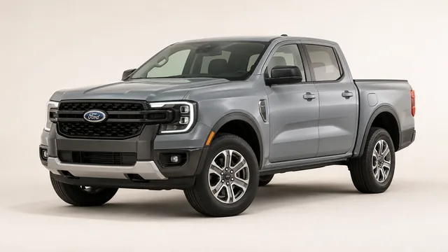 2026 Ford Ranger pickup — front three-quarter view