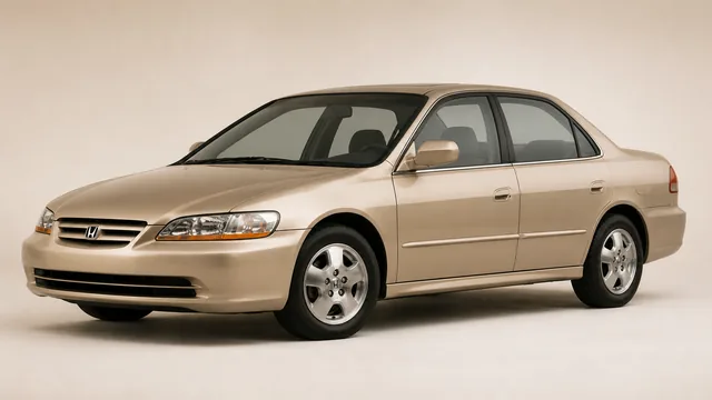 2002 Honda Accord sedan — front three-quarter view