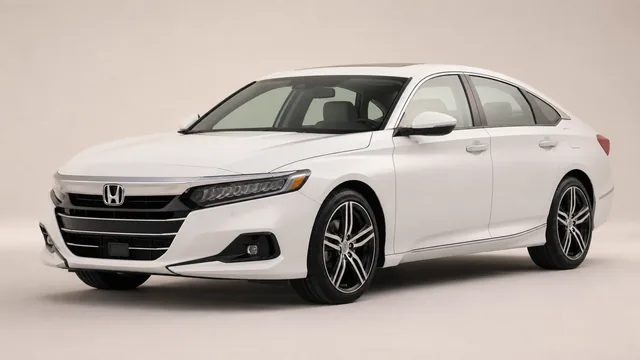 Honda Accord Touring 2.0T sedán, 2022 — vista delantera de tres cuartos
