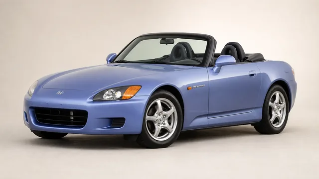 Honda S2000 AP1 roadster, 2003 — vista delantera de tres cuartos