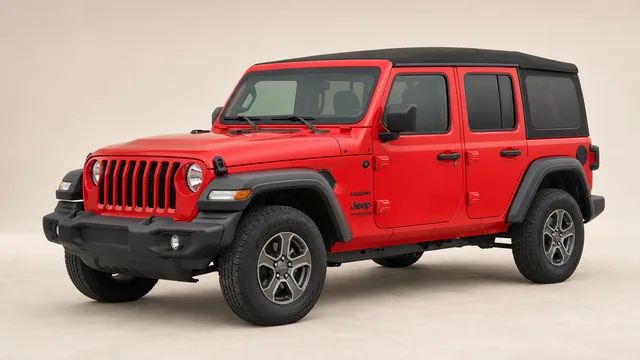 2022 Jeep Wrangler Unlimited Sport S — front three-quarter view