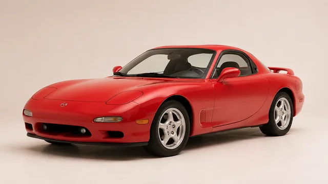 1993 Mazda RX-7 sports coupe — front three-quarter view