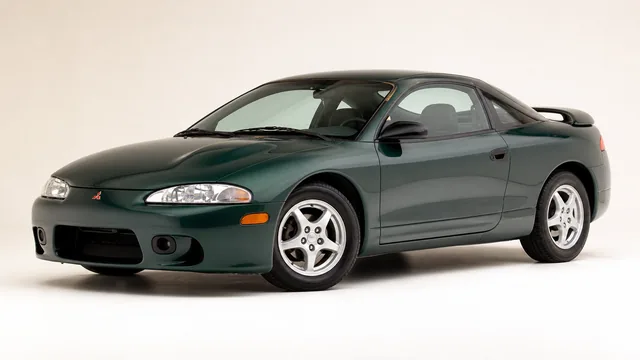 1999 Mitsubishi Eclipse coupe — front three-quarter view