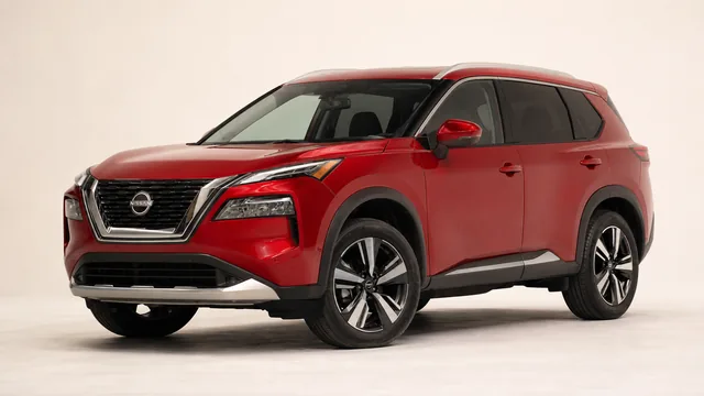 2022年式 Nissan Rogue — 斜め前からの外観