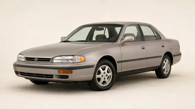 Toyota Camry sedán, 1993 — vista delantera de tres cuartos