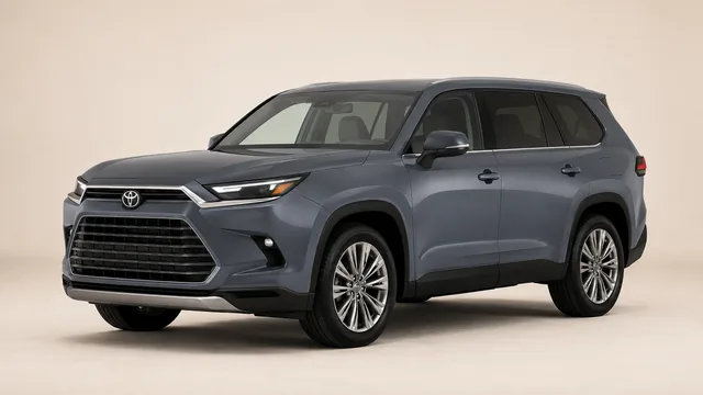 2026 Toyota Grand Highlander SUV — front three-quarter view