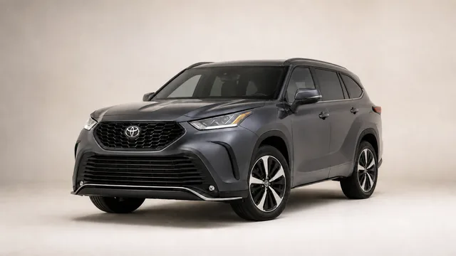 2022 Toyota Highlander XSE AWD — front three-quarter view