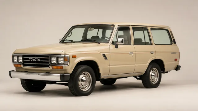 1988 Toyota Land Cruiser SUV — front three-quarter view