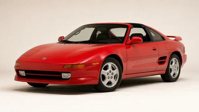 1993 Toyota MR2 sports coupe — front three-quarter view